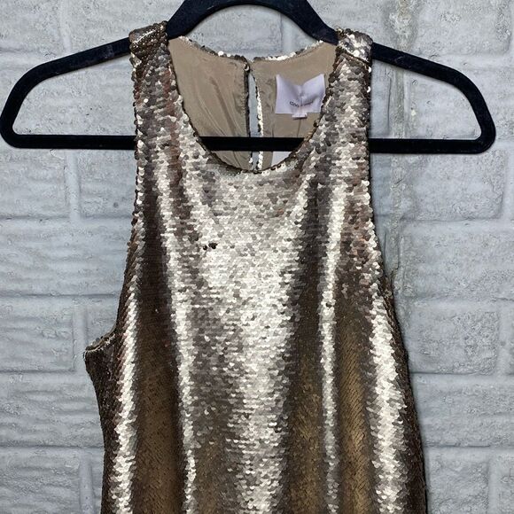 NWT MSRP $345 Cinq a Sept Sequin Dylan Tank Top Women's Size Medium - Picture 8 of 13